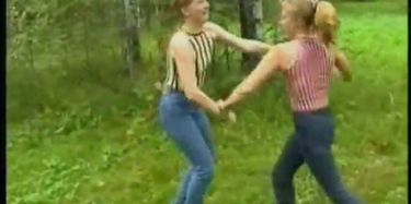 Homemade Catfights Outdoors