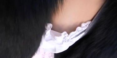 Asian woman down blouse experience with a voyeur