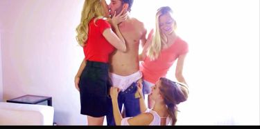 Nice Foursome With Alli Rae Brandi Love And Kimmy Granger 1
