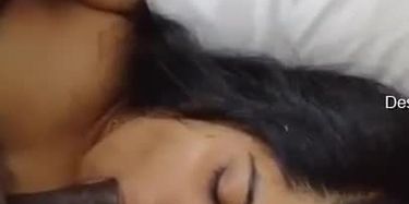 South Indian Wife Gives Morning Blowjob