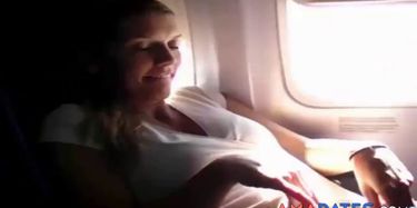Awesome porn movie in the airplane